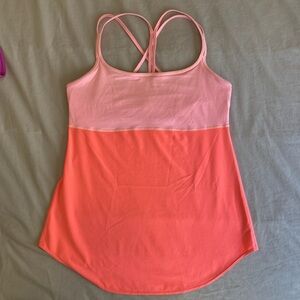 Lucy strappy tank top, Large, pink